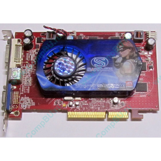 Б/У видеокарта 512Mb DDR2 ATI Radeon HD2600 PRO AGP Sapphire (Киров)